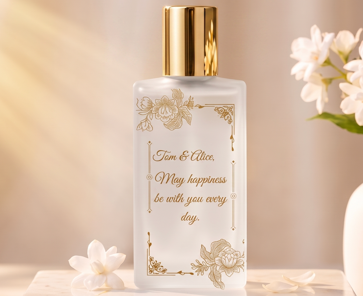 Engraved bottle example