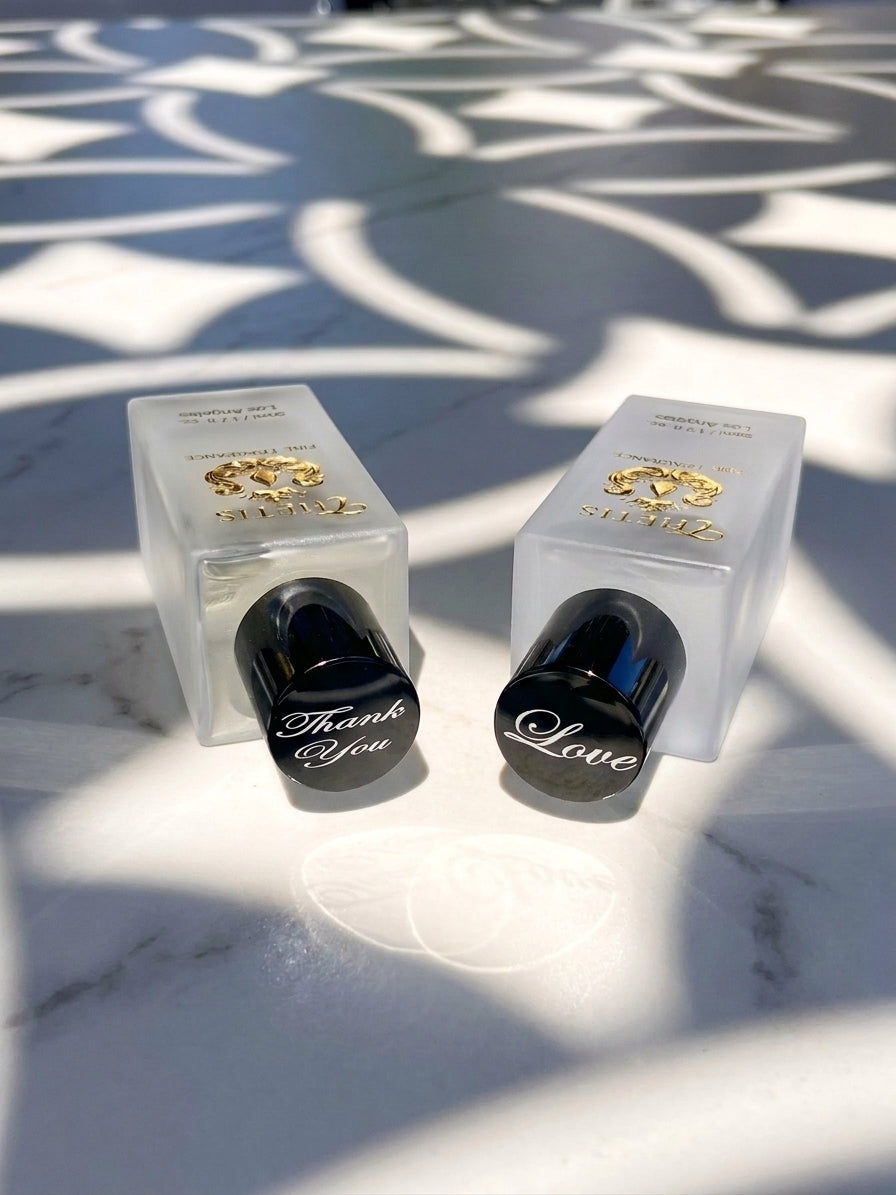 Engraved black cap